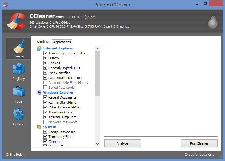Free ccleaner for windows 10